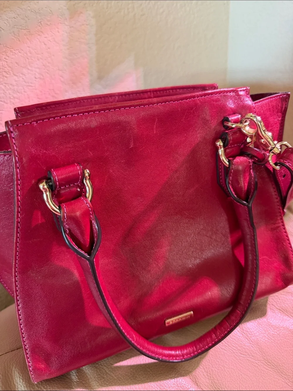Brahmin Mini Priscilla Fuchsia Topsail